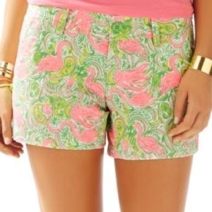 Lilly pulitzer flamingo shorts size 10! No flaws